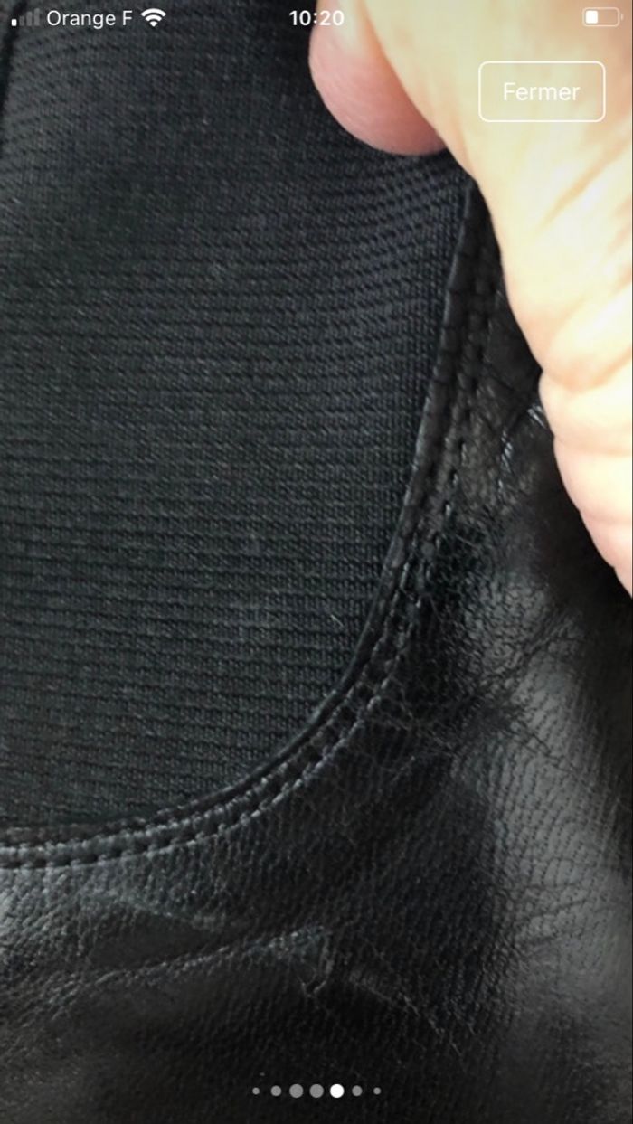 Bottes cuir noir - photo numéro 5