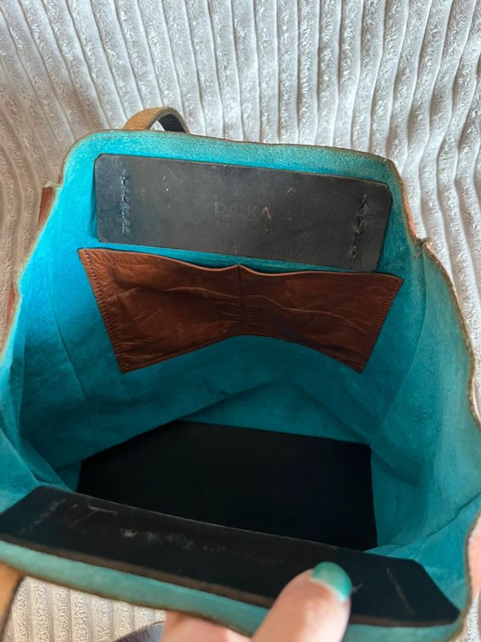 Sac cabas en cuir DAIKA New York – Vintage & stylé - photo numéro 11