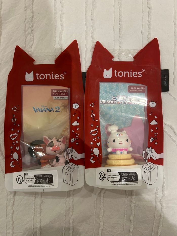 LOT TONIES VAIANA 2 + P’TITCHOU GABBY
