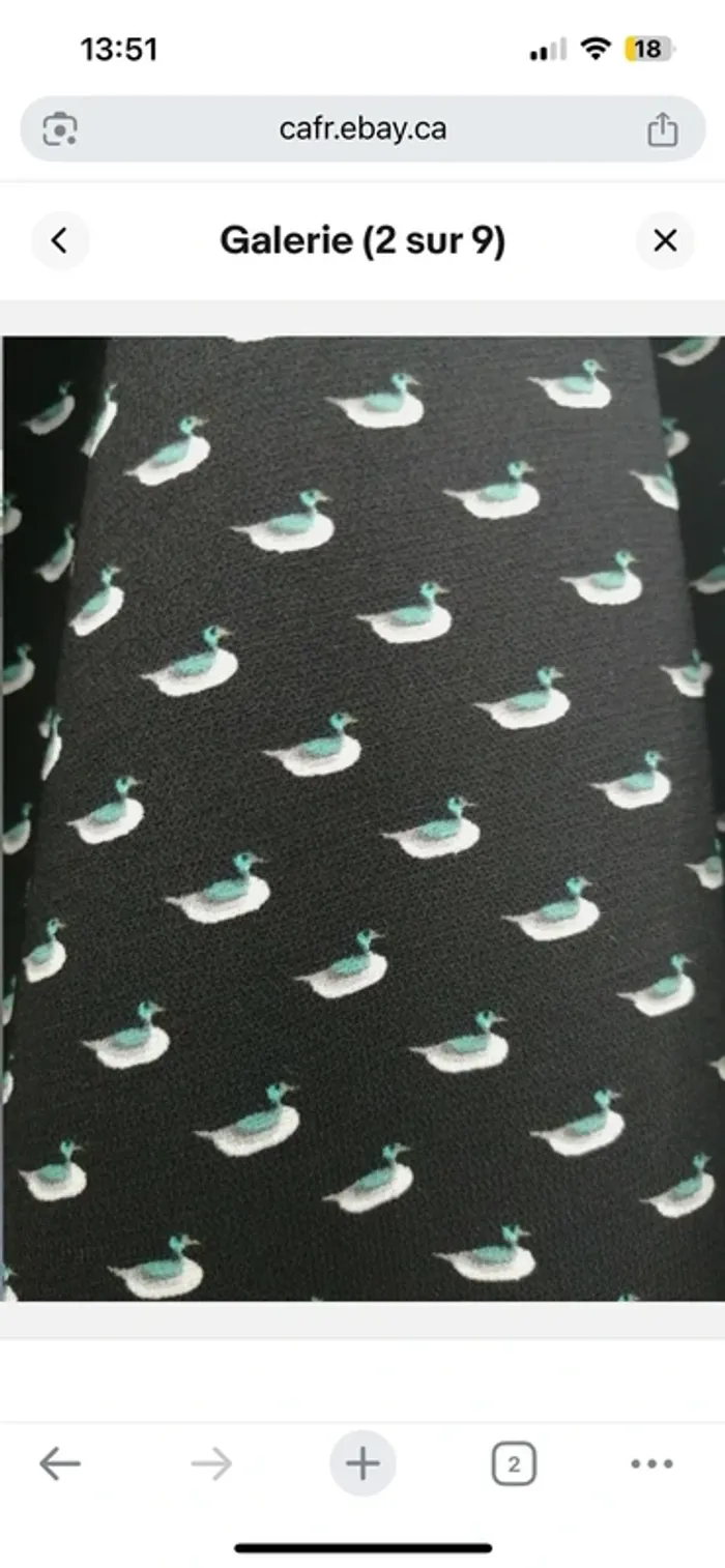 Veste élégante motif canard – Taille 34 Très bon état - photo numéro 9