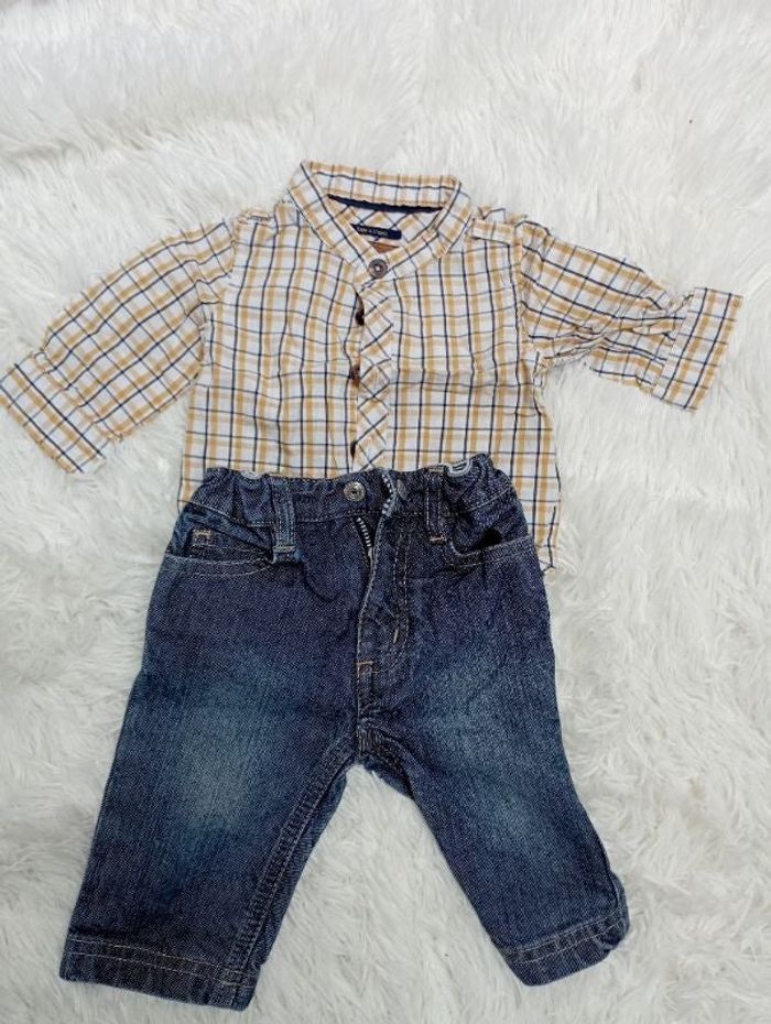 Chemise et jeans