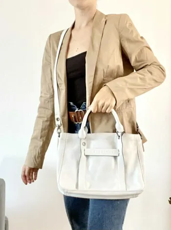 Sac Longchamp en Cuir de Veau - Très Bon État