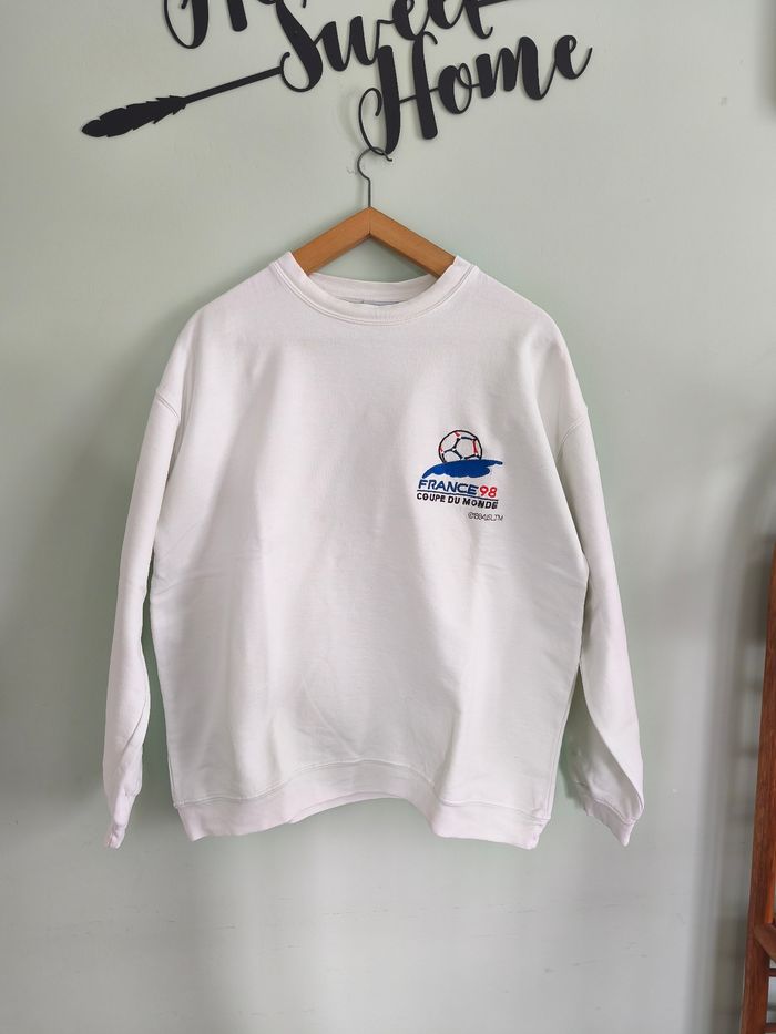 Sweat France 98 blanc taille L