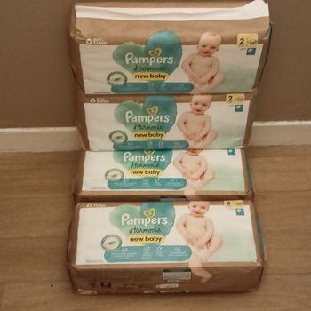 Pampers harmonie taille 2(192 couches)