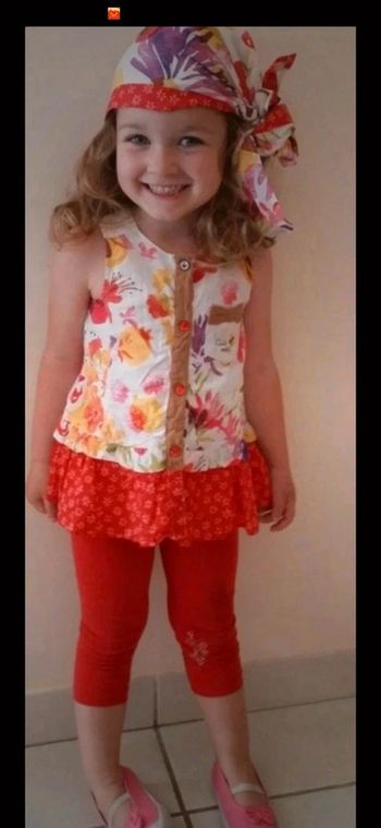 Tunique blouse catimini fichu bandana