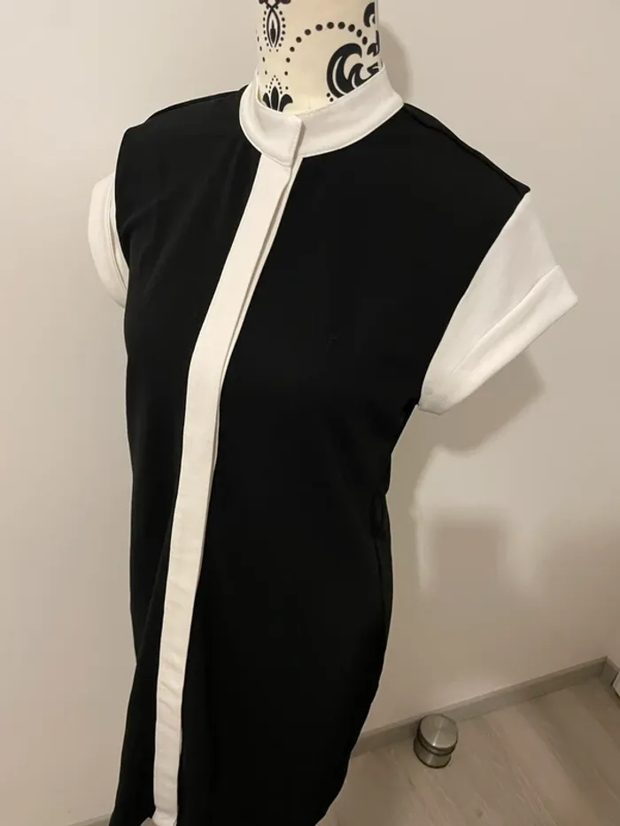 Robe fourreau bicolore Bodyflirt | Noir et blanc | Taille 38/40 - photo numéro 4