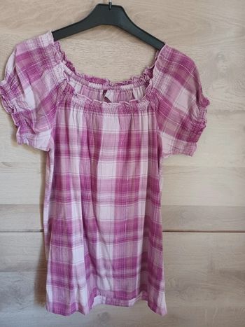 Chemisier violet rose Taille 38