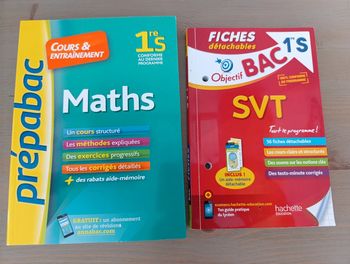 Lot de livres Prépabac 1ere S