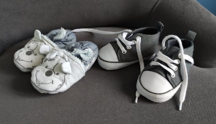 Lot chaussure et chausson souple