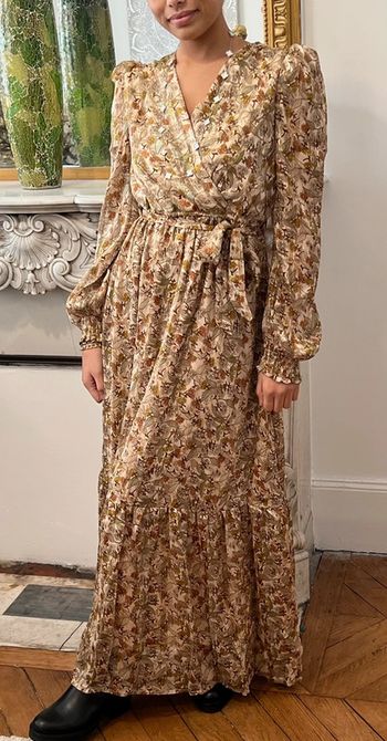 Robe longue fleurie 🤍🤍