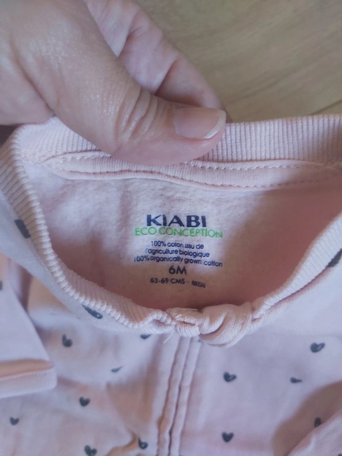 Surpyjama grenouillère/pyjama chaud sans pieds fille Kiabi 6 mois (78) - photo numéro 2