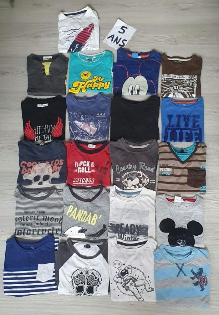 Lot t-shirts 5ans garçon