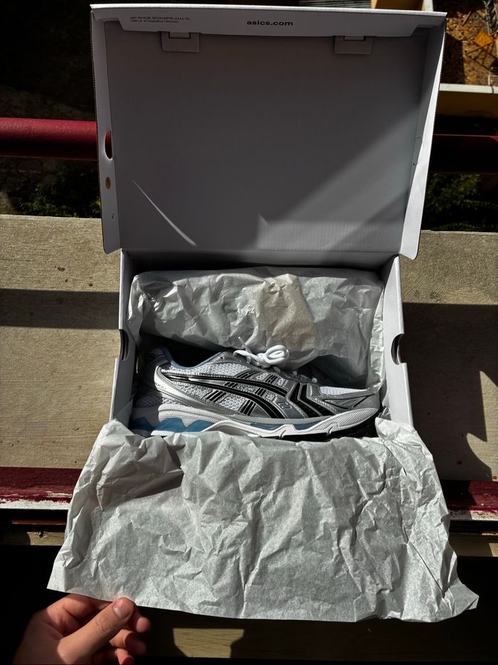 Jjjjound x Asics Gel-Kayano 14 White/Blue - Taille 42.5 - Neuves - photo numéro 10