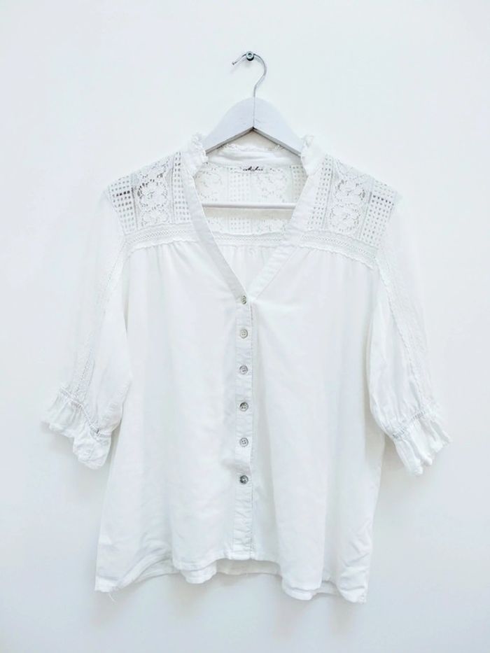 Blouse romantique Mihos en lin t 38 40