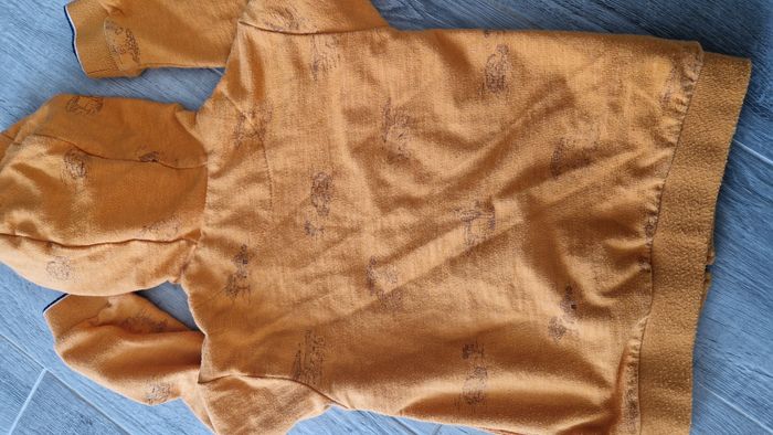Gilets léger orange, motifs safari, taille 5 ans. - photo numéro 3