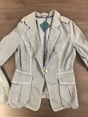 Très belle veste blazer one step taille 36 seersucker