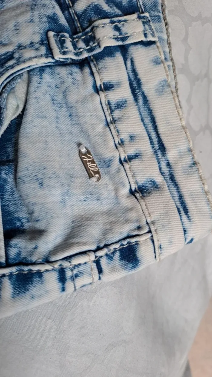 Short bleu taille 158 164 cm - photo numéro 2