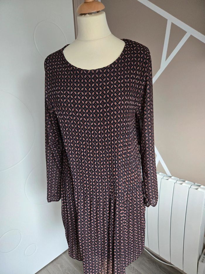 Robe noir et marron, taille unique 👗 - photo numéro 3