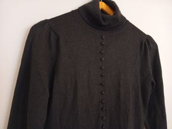 Petite robe noire en laine t38 