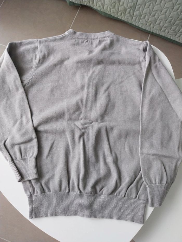 Gilet gris clair T10A - photo numéro 3