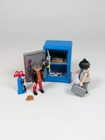Playmobil Cambrioleurs et coffre fort