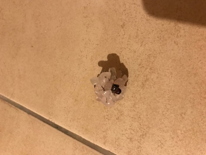 bague ajustable avec pierre