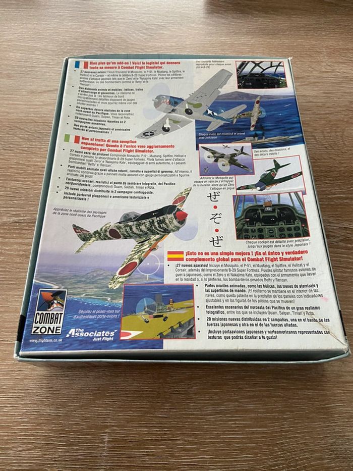 Pacific combat pilot pc big box vintage - photo numéro 6