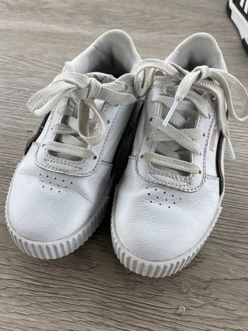 Chaussures / baskets puma blanches, taille 31