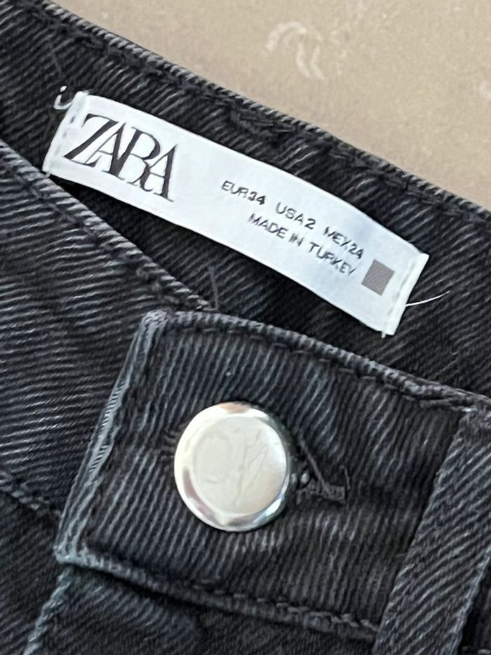 Jean noir strass Zara XS - photo numéro 4