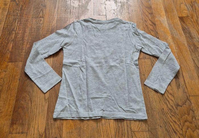 Tshirt manches longues garcon gris in extenso taille 8 ans - photo numéro 3