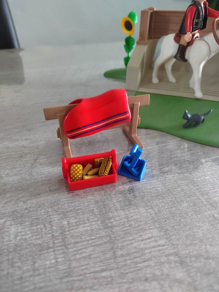 Station de lavage chevaux playmobil en très bon état - photo numéro 2