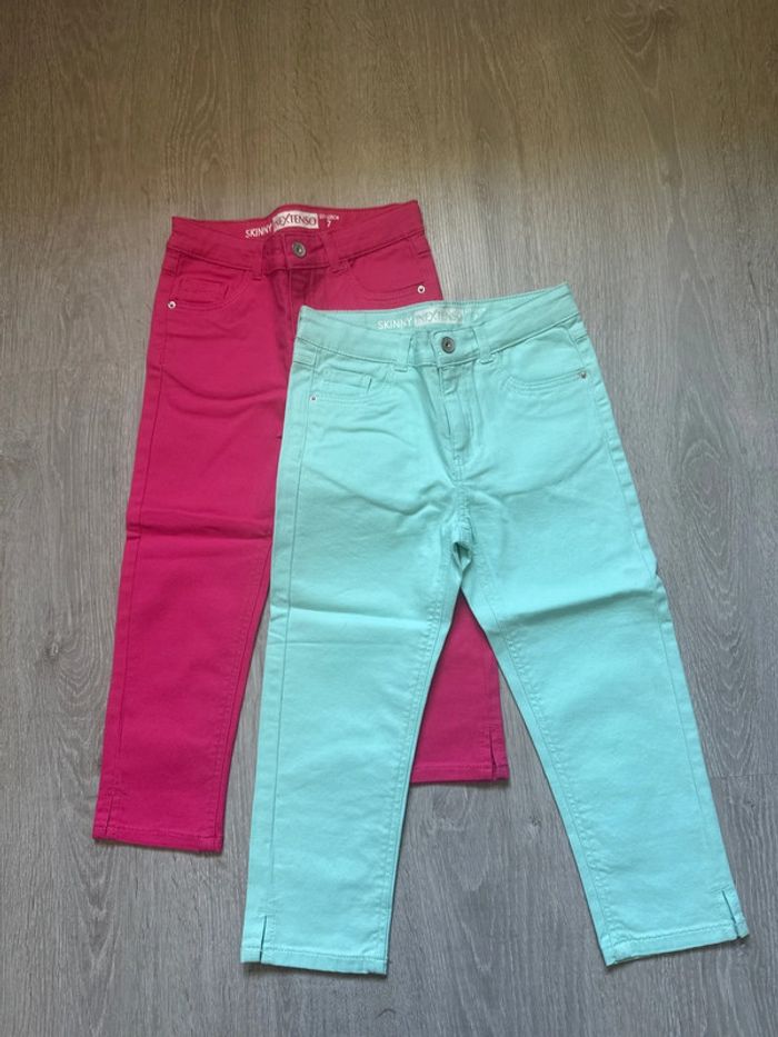 Lot de 2 Pantacourt fille  7 ans neufs