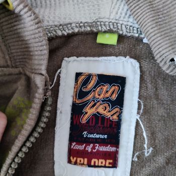 Gilet garçon aventure 5 ans