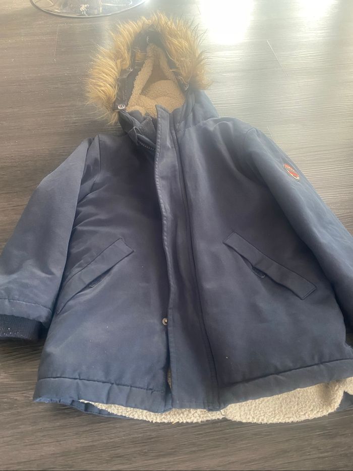 Parkas bleu marine