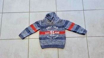 Pull col roulé garçon taille 3 ans