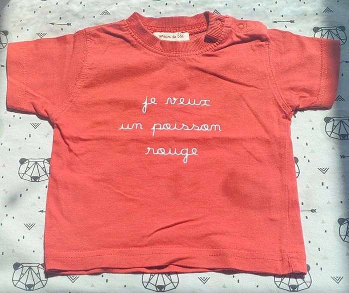 Tee-shirt taille 3 mois - photo numéro 2
