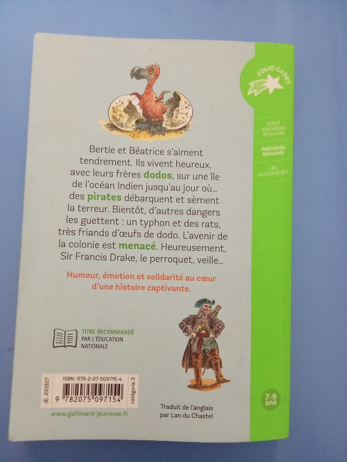 Roman  enfant longue vie au dodo Gallimard jeunesse - photo numéro 2