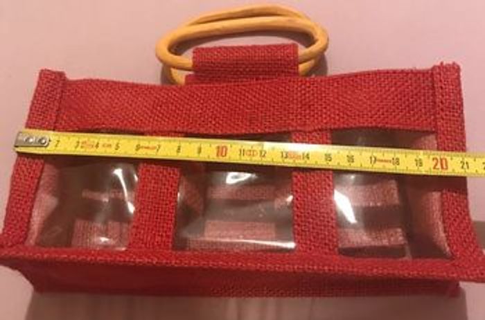 Panier toile de jute - photo numéro 3