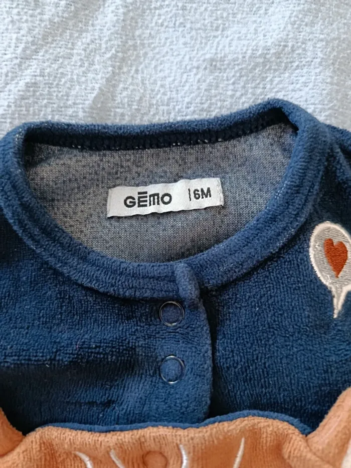 Pyjamas renards gemo 6mois - photo numéro 5