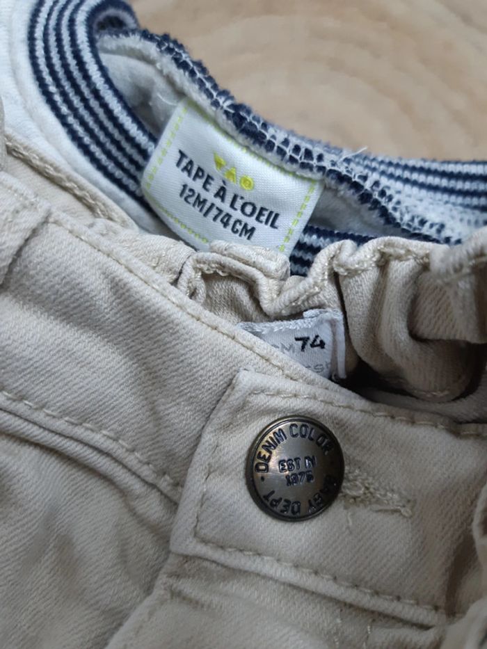 Tenue pull et pantalon 74 cm - photo numéro 8