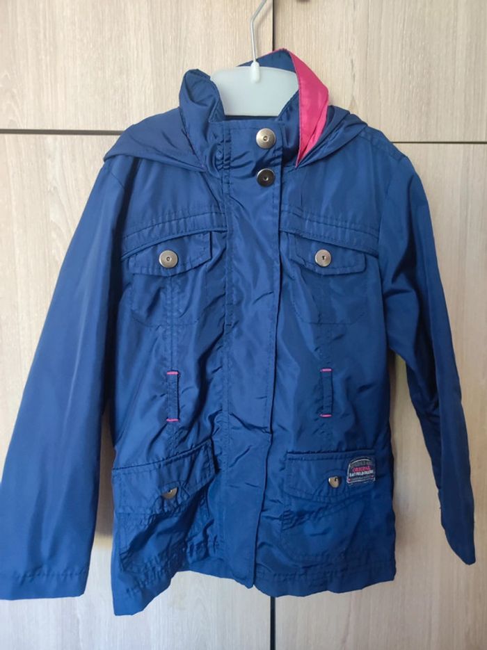 Imperméable coupe-vent bleu 6 ans Palomino