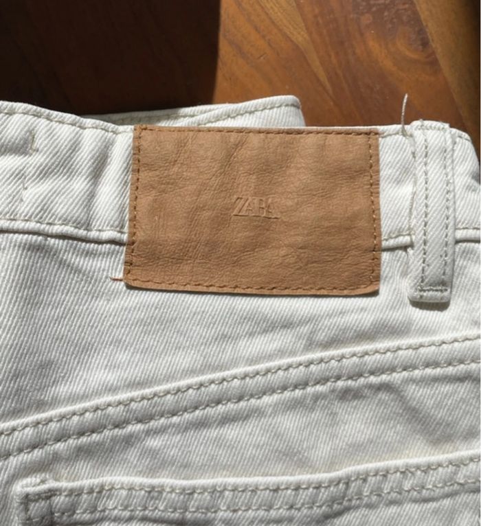 Pantalon Zara - Blanc - taille 36 très bon état - photo numéro 4