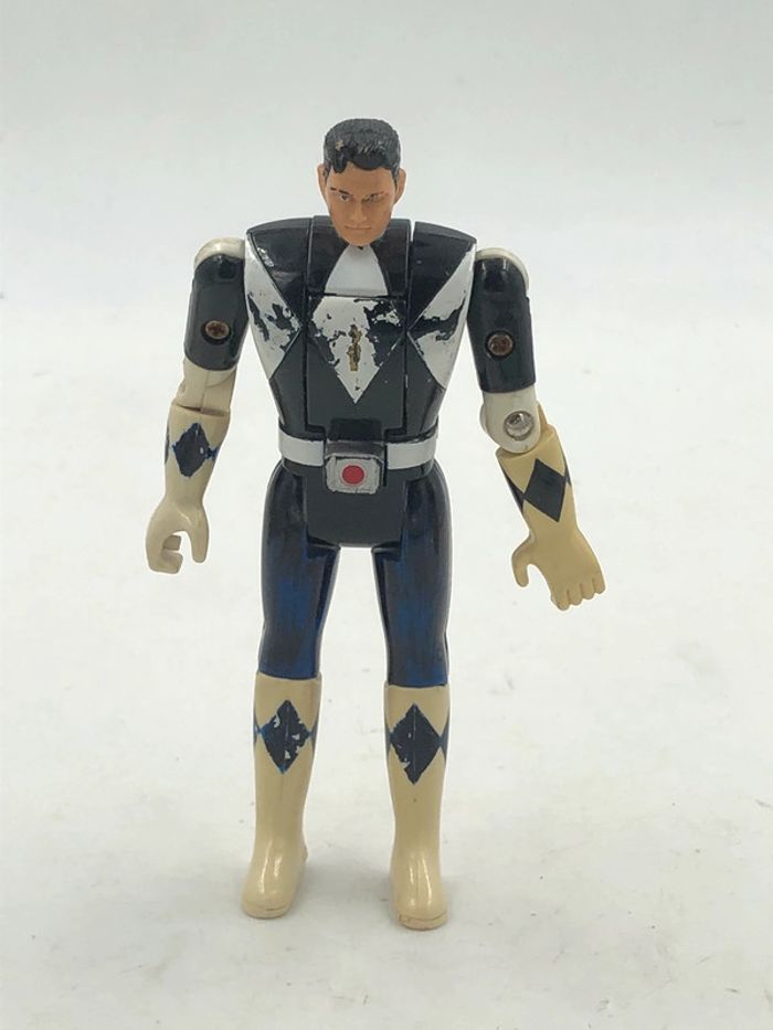 Figurine Power Rangers noir Flip Head Bandai 1993 14 cm