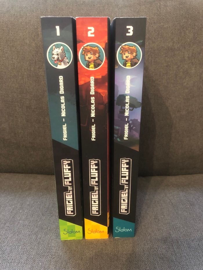 Lot de 3 tomes livres Frigiel et Fluffy - photo numéro 2