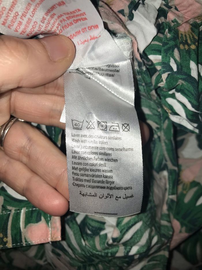 Blouse fleurie épaule ouvertes Vertbaudet 6 ans - photo numéro 4