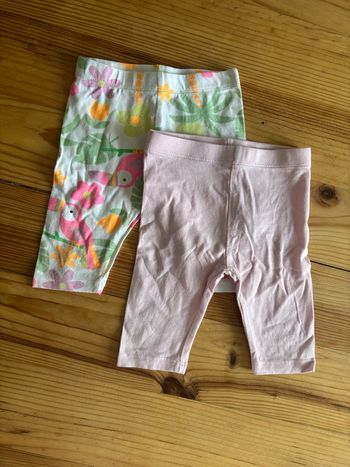 Lot de 2 leggings courts
