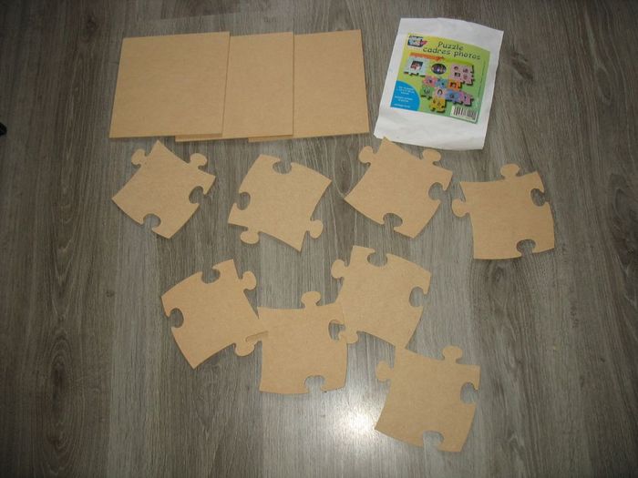 CADRE PHOTOS EN FORME DE PUZZLE - n°10 - photo numéro 3