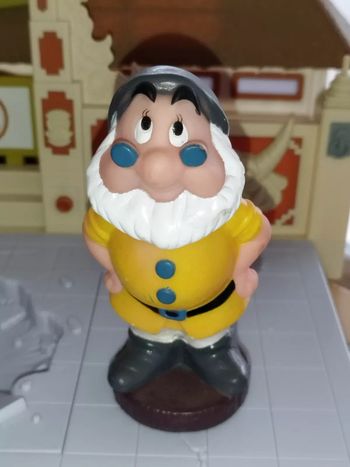 Pouet vintage Nain Doc Prof Blanche neige disney Dwarfs figure Dotto Snow White