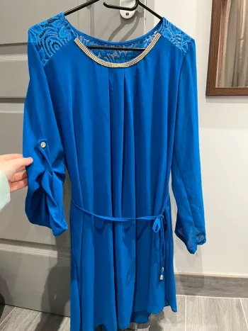 Robe bleu électrique