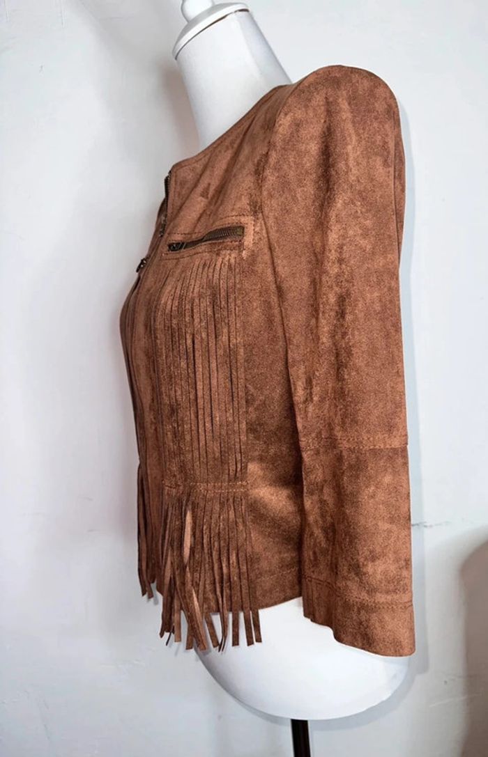Veste à franges cow-boy BcbgMaxazria taille 36 - photo numéro 3